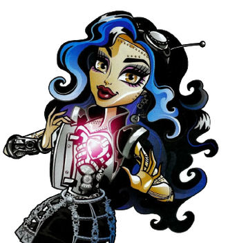 robecca steam in the official art style. shown from the hips up, her chest cavity is open, one hand keeping the panel open. inside, her heart is glowing, its light reflecting off of robecca's face.